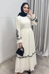 ELBİSENakışlı Elbise 8171 Bej