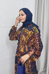 ELBİSENOUN VİSKON ELBİSE 20039 LACİVERT