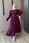 ELBİSEOliver Elbise 1093 Bordo