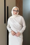 ELBİSEOysho Büzgülü Elbise 1108 Bej