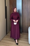 ELBİSESerena Elbise 1125 Bordo
