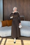 ELBİSESerena Elbise 1125 Kahve