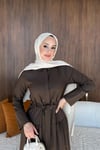 ELBİSESerena Elbise 1125 Kahve