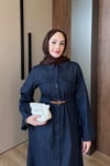 ELBİSESiel Kot Elbise 1124 Lacivert