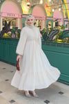 ELBİSEŞifon Elbise 51037 Bej