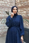 ELBİSEŞifon Elbise 51037 Lacivert