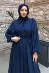 ELBİSEŞifon Elbise 51037 Lacivert