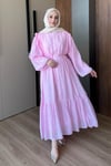 ELBİSESoi Elbise 1096 Mint Pudra