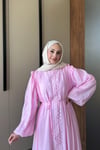 ELBİSESoi Elbise 1096 Mint Pudra