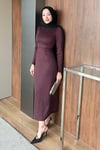 ELBİSETaşlı Elbise 1073 Bordo