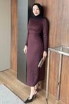 ELBİSETaşlı Elbise 1073 Bordo