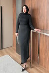 ELBİSETaşlı Elbise 1073 Siyah