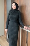 ELBİSETaşlı Elbise 1073 Siyah