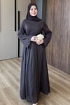 ELBİSETaşlı Elbise 1205 Kahverengi