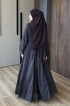 ELBİSETaşlı Elbise 1205 Kahverengi