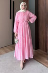 ELBİSEVual Elbise 1193 Pembe