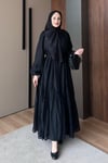 ELBİSEVual Elbise 1193 Siyah