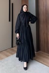 ELBİSEVual Elbise 1193 Siyah