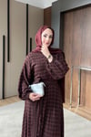 ELBİSEZra Model Elbise 1051 Bordo