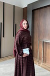 ELBİSEZra Model Elbise 1051 Bordo