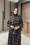 ELBİSEZra Model Elbise 1051 Kahve