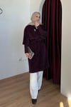 KABAN & MONTBronşlu Premium Kaban 1049 Bordo