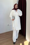 KABAN & MONTBronşlu Premium Kaban 1049 Ekru