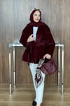 KABAN & MONTYakalı Kaban 11174 Bordo