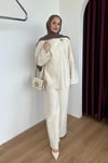 TAKIM Vite Pantolonlu Takım 1121 Ekru