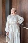 TAKIMAsimetrik Pantolonlu Takım 1188 Bej