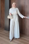 TAKIMAsimetrik Pantolonlu Takım 1188 Bej
