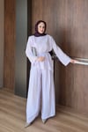 TAKIMAsimetrik Pantolonlu Takım 1188 Pudra