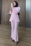 TAKIMCeketli Pelerinli Takım 1184 Pembe