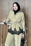 TAKIMDantelli Pantolonlu Takım 1075 Haki