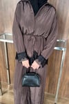 TAKIMDantelli Pantolonlu Takım 1075 Kahve