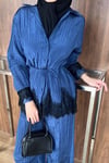 TAKIMDantelli Pantolonlu Takım 1075 Mavi