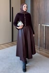 TAKIMDeri Etekli Takım 1048 Bordo