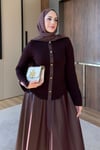 TAKIMDeri Etekli Takım 1048 Bordo