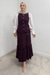 TAKIMFisto Etekli Takım 51118 Bordo