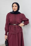TAKIMGüpürlü Takım 51038 Bordo