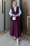 TAKIMKemer Detaylı Takım 1113 Bordo