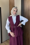 TAKIMKemer Detaylı Takım 1113 Bordo
