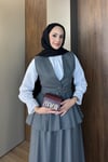 TAKIMKemer Detaylı Takım 1113 Gri