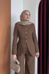 TAKIMKeten Pantolonlu Takım 1194 Kahve