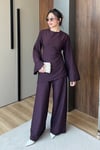 TAKIMKeten Pantolonlu Takım 1195 Mürdüm