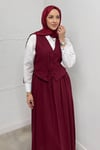 TAKIMKeten Yelekli Takım 51132 Bordo