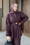 TAKIMKot Kemerli Takım 1044-S Bordo