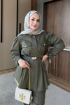 TAKIMKot Kemerli Takım 1044-S Haki