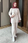 TAKIMLinda Pantolonlu Takım 1131 Bej