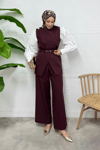 TAKIMPantolon Yelekli Takım 1074 Bordo